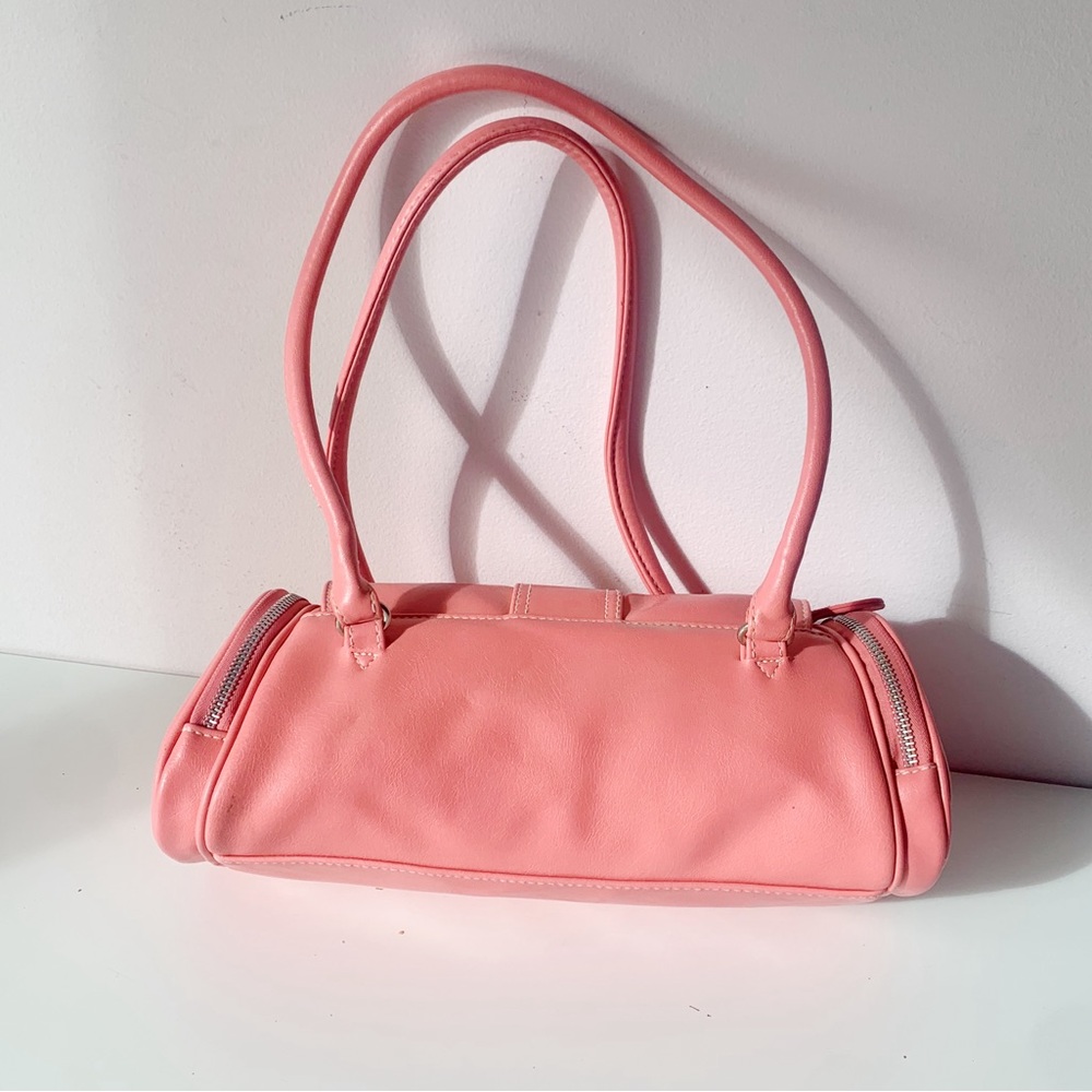 Y2K Pink Shoulder Bag with Silver Hardware - Picture 8 of 11